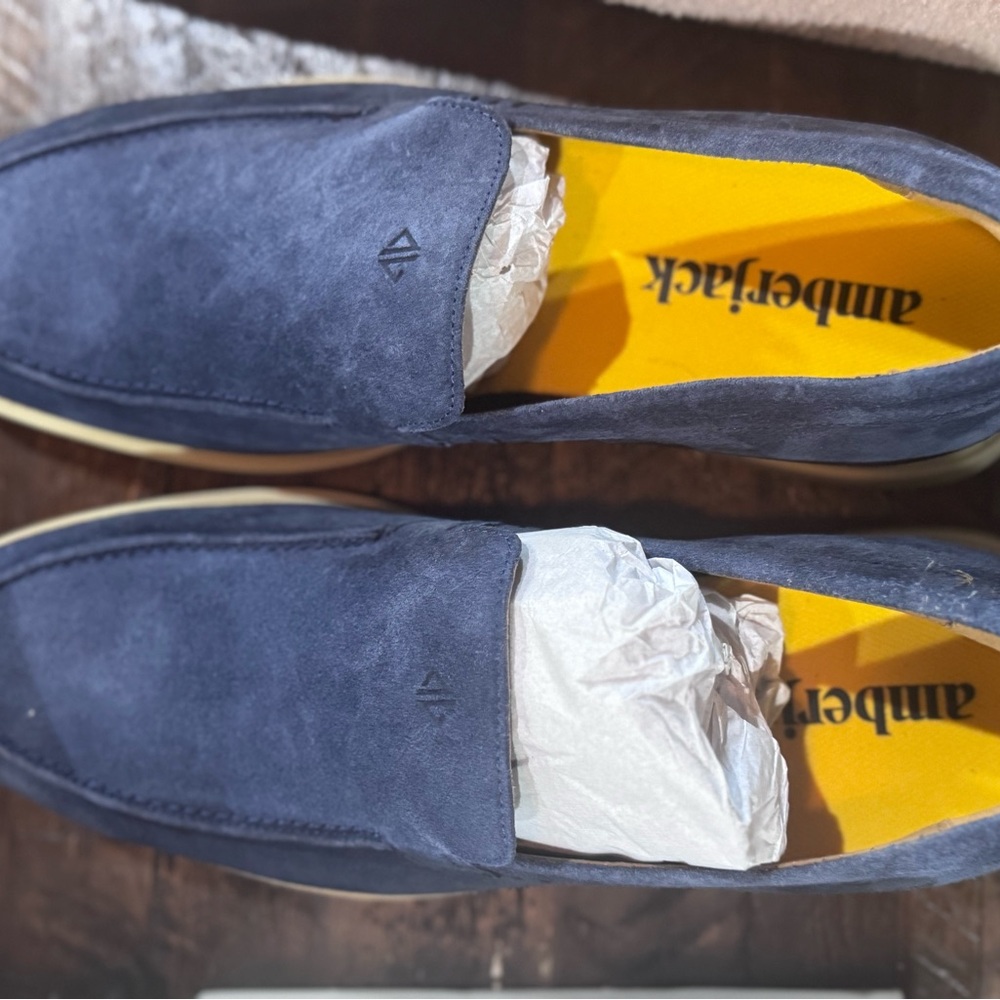 Men's Blue Loafers amberjack